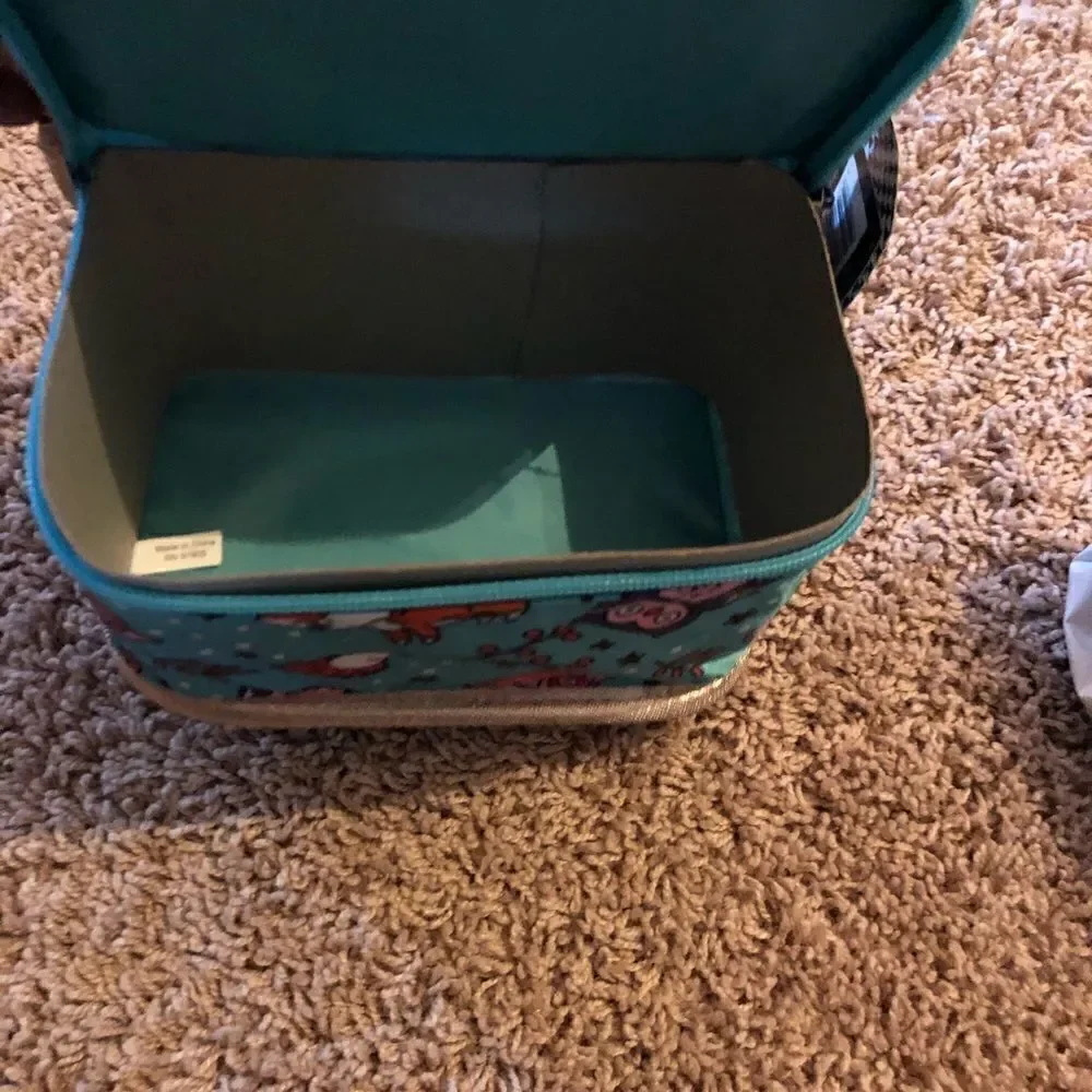 Conair Owl cosmetic travel case NWT